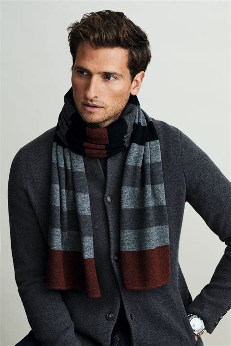 men's wool scarf